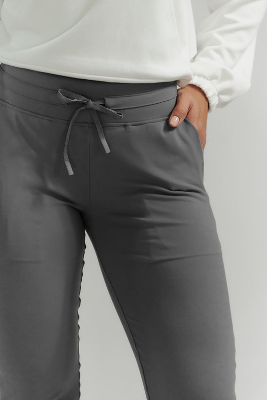 Gray hiking pants