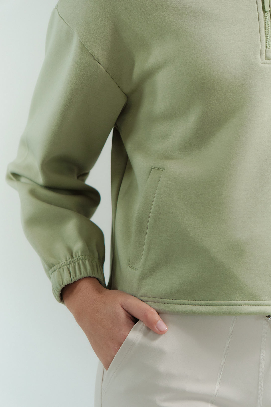 Featherfeel Brushed Half Zip