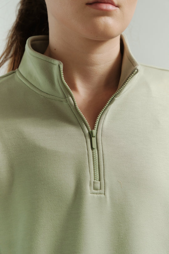 Featherfeel Brushed Half Zip