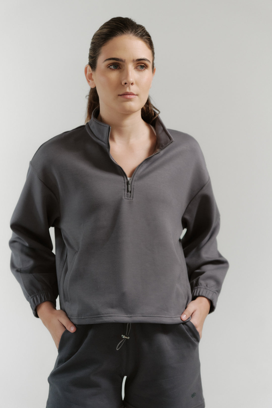 Featherfeel Brushed Half Zip