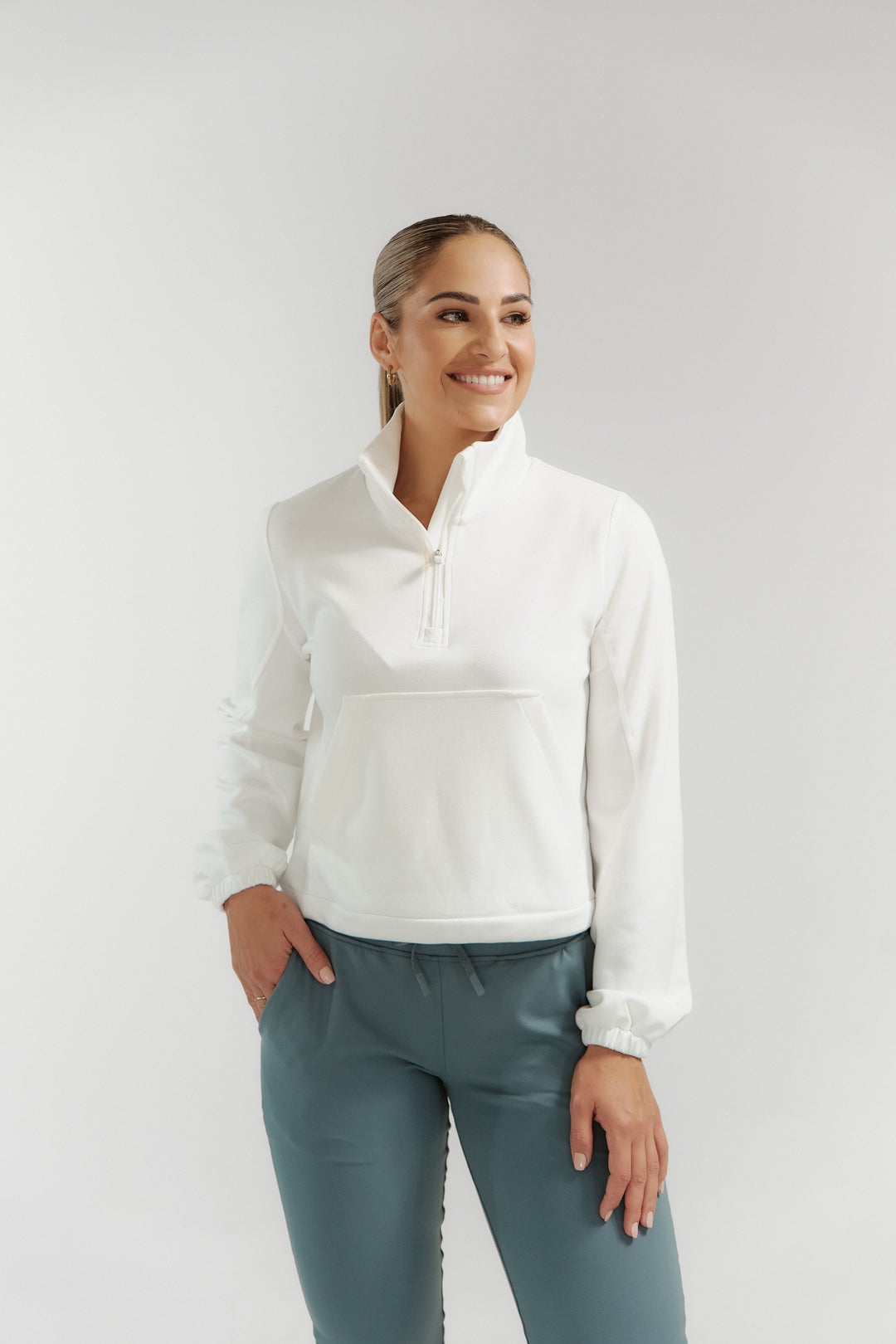 Featherfeel Front Pocket Half Zip